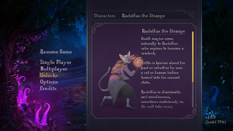 He’s a death cat. I had to unlock him, if no one else.